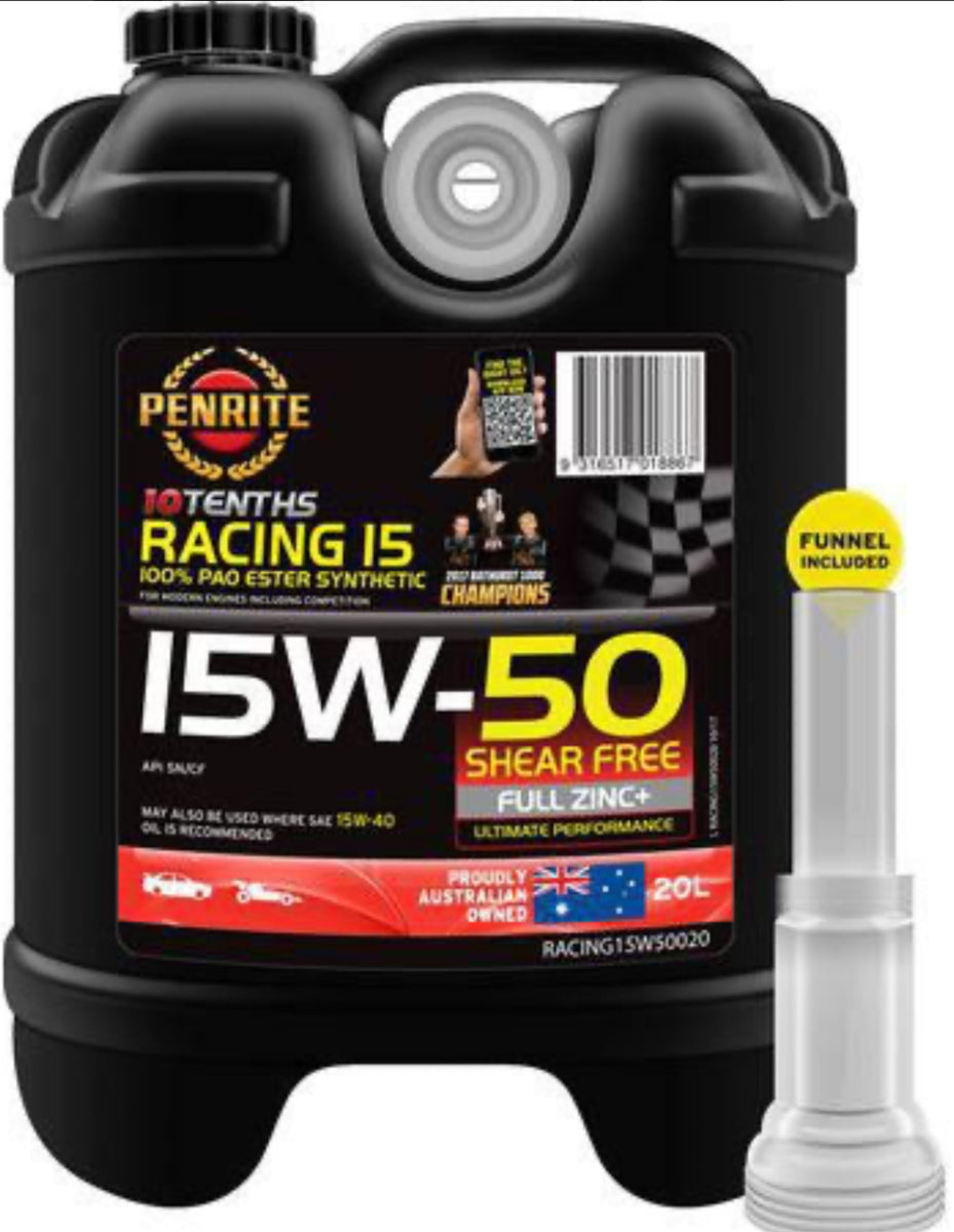 Penrite 10 Tenths Racing 15w 50 Engine Oil 20l Racing15w50020 Pick