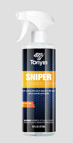 TONYIN ECO SNIPER TYRE & RUBBER CLEANER 500ML (TOUCHLESS)