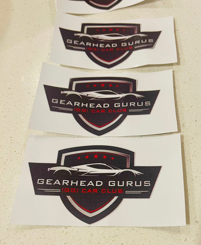 GG Car Club Stickers