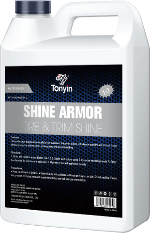 TONYIN SHINE ARMOUR TYRE & TRIM SHINE 4L (WATER BASED 1:3)