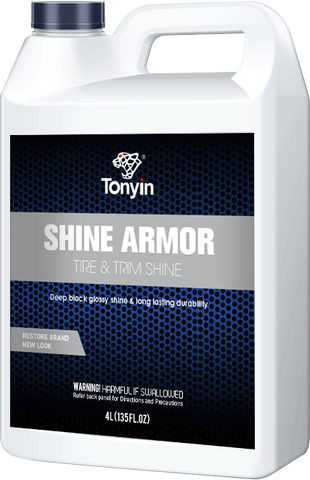 TONYIN SHINE ARMOUR TYRE & TRIM SHINE 4L (SOLVENT BASED)