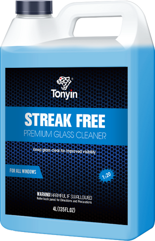 TONYIN STREAK FREE PREMIUM GLASS CLEANER 4L (1:5-1:20)