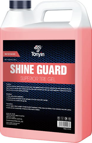 TONYIN SHINE GUARD SUPERIOR TYRE GEL HIGH GLOSS TYRE GEL 4L (WATER BASED)