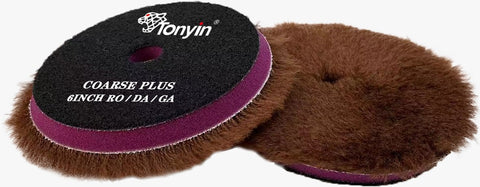 TONYIN 6 INCH WOOL POLISH PAD COARSE PLUS