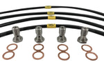 BRAIDED BRAKE LINE SET NISSAN S13 180SX SILVIA