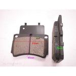 Royale Brake Pads - Front, SAS-BP1158 (Mazda 323, Ford laser, Kia Rio)