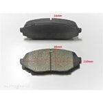 Royale Brake Pads - SAS-BP1178 (Mazda MX5, Roadster 89-97)