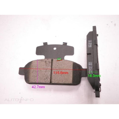 Royale Brake Pads Rear - SAS-BP1990 (Holden Cruze 09-)