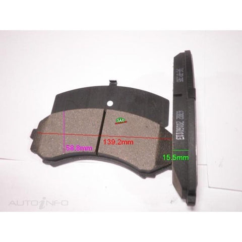 Royale Brake Pads - SAS-BP1385 (Mazda MPV)