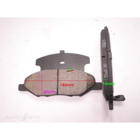 Royale Brake Pads - SAS-BP1819 (Nissan March 02-)