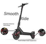 S1 Popular Scooter, Long Deck, Powerful Motor, Dual Suspension