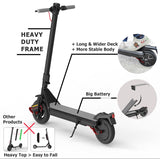 S1 Popular Scooter, Long Deck, Powerful Motor, Dual Suspension