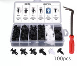 100pcs Mixed Auto Fastener Clip Car